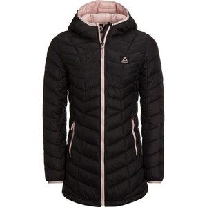 Reebok Women's Glacier Shield Packable Quilted Hooded Jacket in Black size S